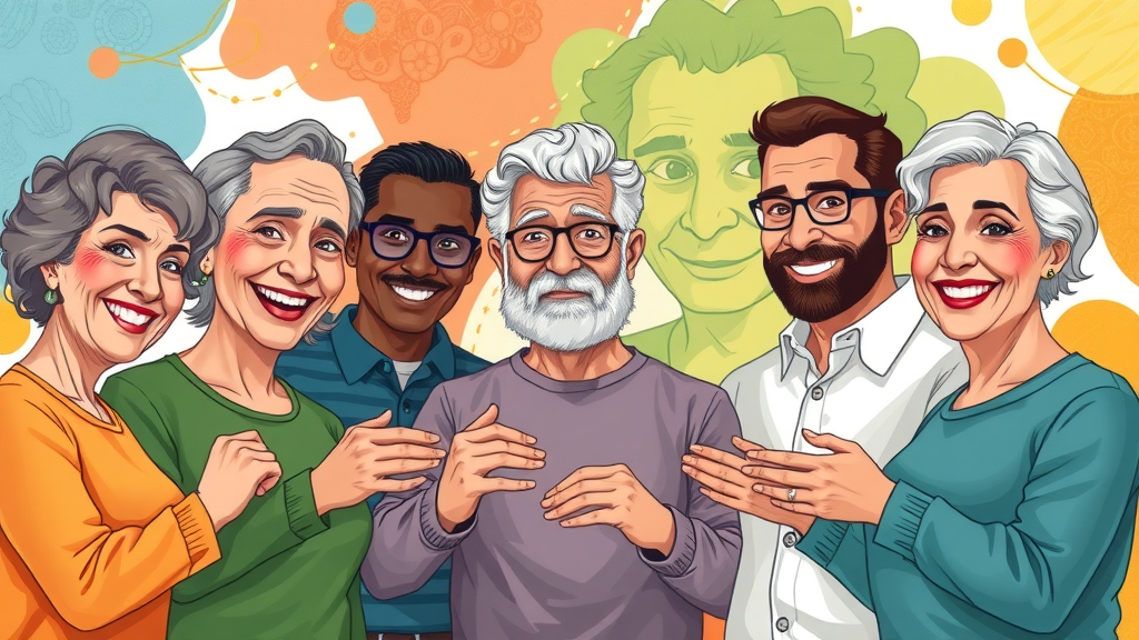 Diverse group of adults collaborating, representing emotional, social, intellectual, physical, and spiritual personal growth