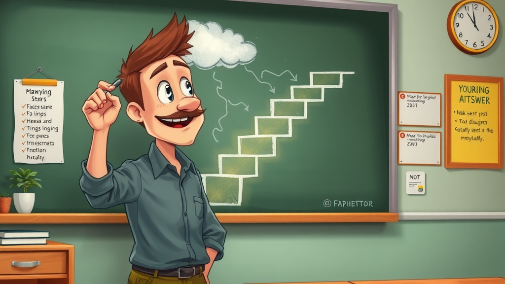 Setting realistic but ambitious goals using staircase analogy in goal setting strategies